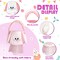 Easter Basket for Kids Empty - Bunny Easter Buckets with Rabbit Ears, Large Easter Basket Tote Bags for Egg Hunts, Easter Gifts for Girls